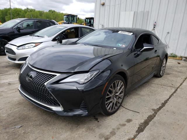 JTHS85BCXK5005359 - 2019 LEXUS RC 300 BLACK photo 1