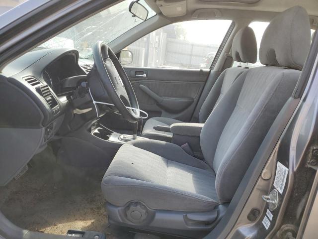 2HGES26705H538315 - 2005 HONDA CIVIC EX GRAY photo 7