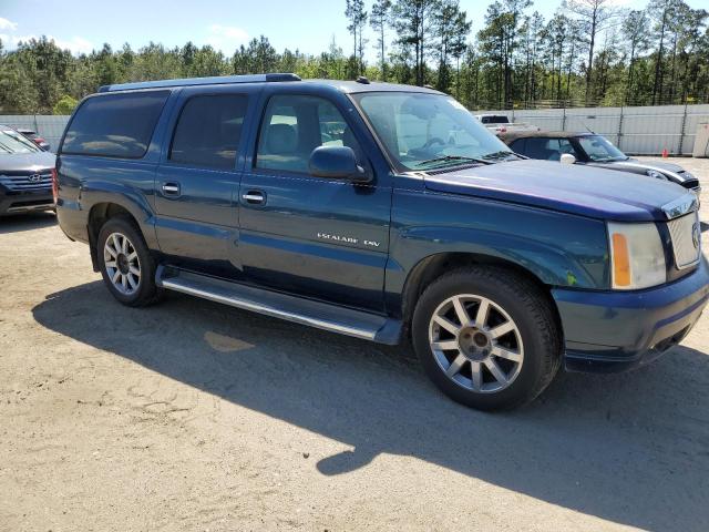 3GYFK66N15G128741 - 2005 CADILLAC ESCALADE ESV BLUE photo 4