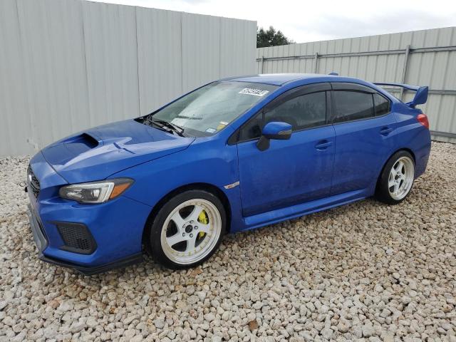 JF1VA2M61J9810740 - 2018 SUBARU WRX STI BLUE photo 1