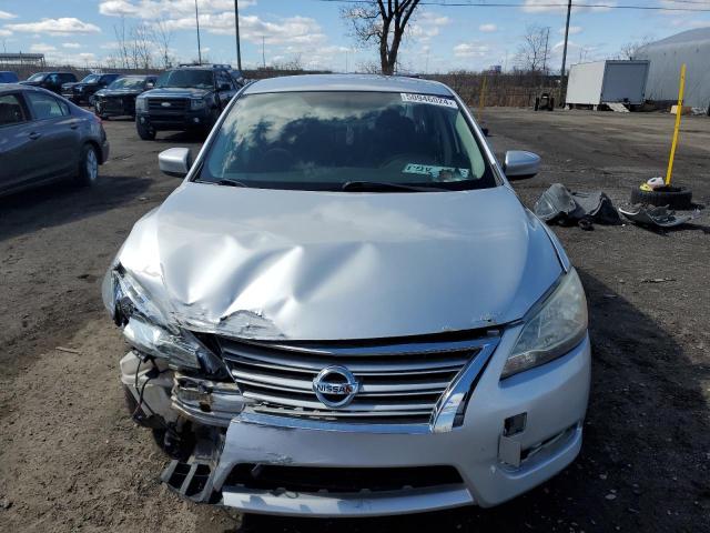 3N1AB7AP8EL607683 - 2014 NISSAN SENTRA S SILVER photo 5