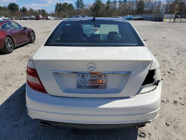 WDDGF8BB3AR094193 - 2010 MERCEDES-BENZ C 300 4MATIC WHITE photo 6