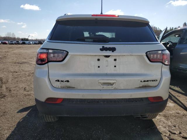 3C4NJDCB3JT222169 - 2018 JEEP COMPASS LIMITED WHITE photo 6