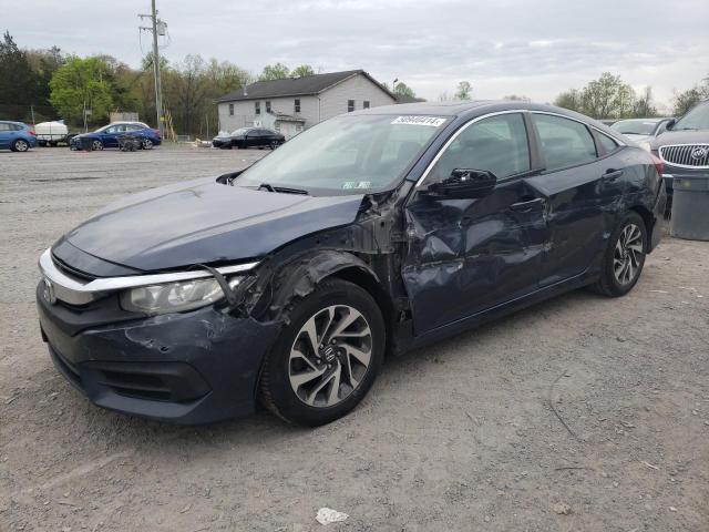 19XFC2F75HE222439 - 2017 HONDA CIVIC EX GRAY photo 1