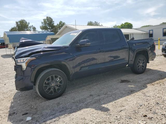 5TFNA5DB5NX018245 - 2022 TOYOTA TUNDRA CREWMAX PLATINUM Blau Foto 1