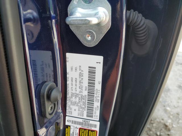 5TFNA5DB5NX018245 - 2022 TOYOTA TUNDRA CREWMAX PLATINUM Blau Foto 13