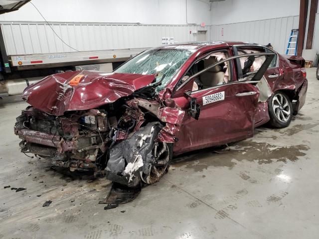 1HGCR2F87GA035765 - 2016 HONDA ACCORD EXL MAROON photo 1