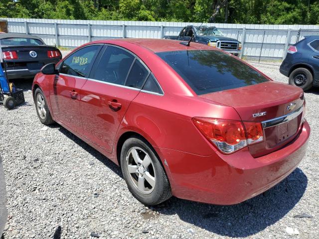 1G1PC5SB3D7252333 - 2013 CHEVROLET CRUZE LT RED photo 2