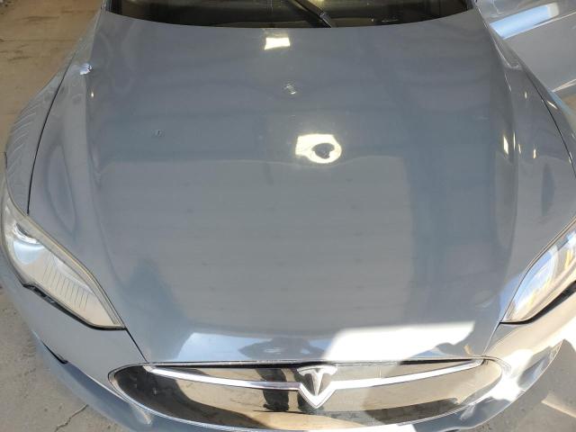 5YJSA1S17EFP56290 - 2014 TESLA MODEL S GRAY photo 11