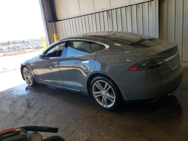 5YJSA1S17EFP56290 - 2014 TESLA MODEL S GRAY photo 2