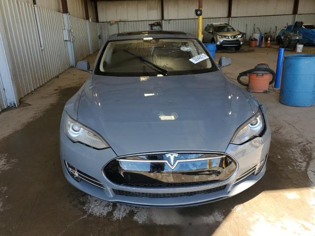 5YJSA1S17EFP56290 - 2014 TESLA MODEL S GRAY photo 5