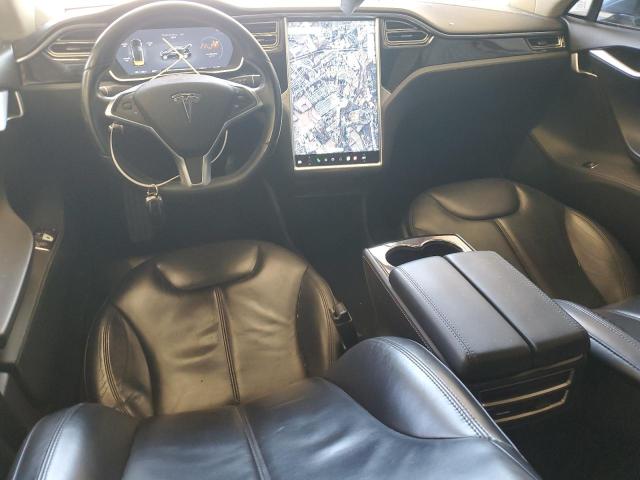 5YJSA1S17EFP56290 - 2014 TESLA MODEL S GRAY photo 8