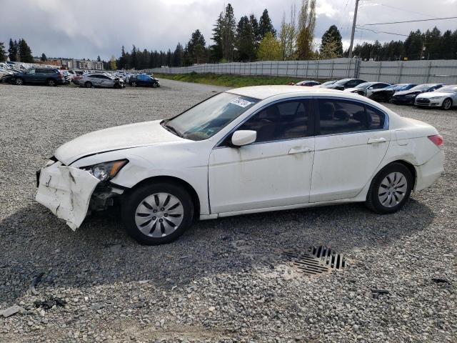 1HGCP2F34CA109034 - 2012 HONDA ACCORD LX WHITE photo 1