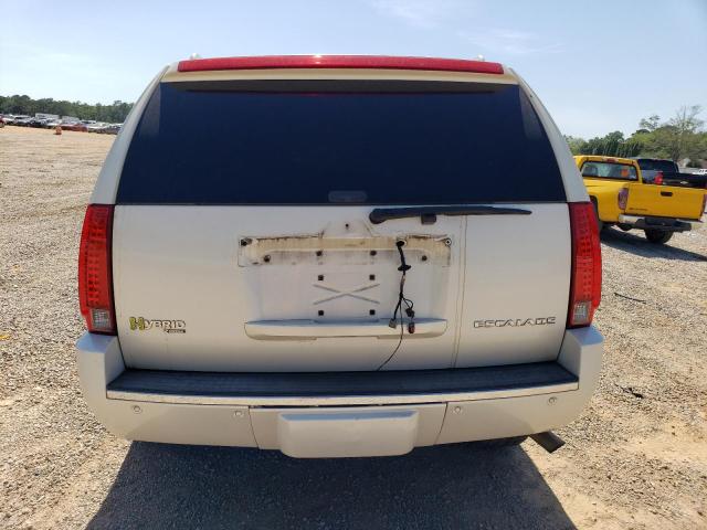 1GYFC43569R261894 - 2009 CADILLAC ESCALADE HYBRID WHITE photo 6