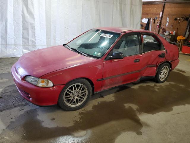 JHMEG8544SS005655 - 1995 HONDA CIVIC DX RED photo 1