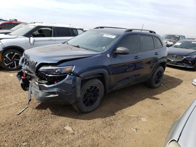 1C4PJMBX3KD409506 - 2019 JEEP CHEROKEE TRAILHAWK BLUE photo 1