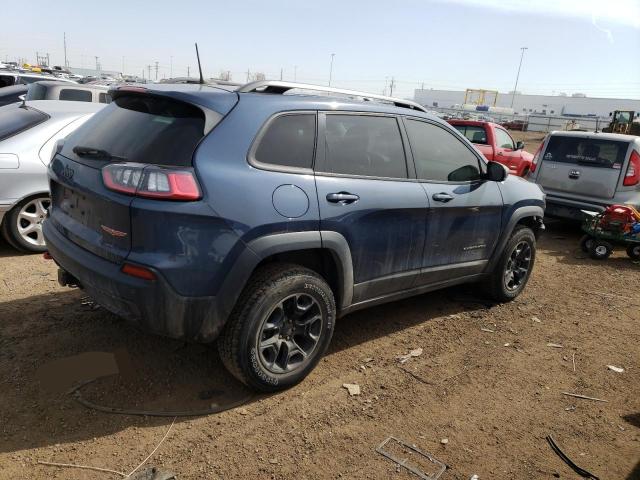 1C4PJMBX3KD409506 - 2019 JEEP CHEROKEE TRAILHAWK BLUE photo 3