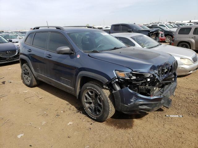 1C4PJMBX3KD409506 - 2019 JEEP CHEROKEE TRAILHAWK BLUE photo 4