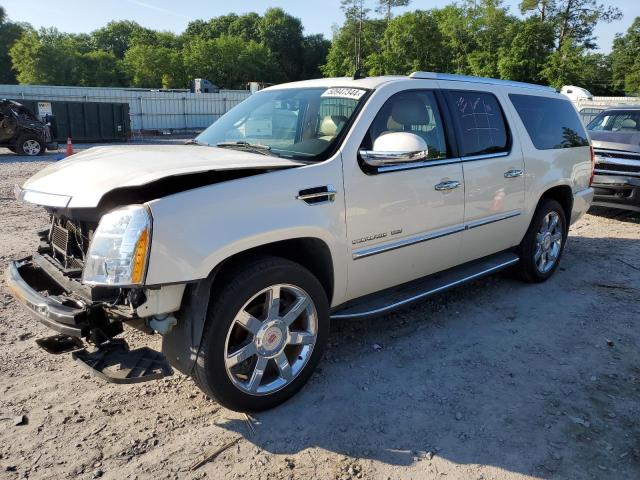1GYS3HEF8ER226103 - 2014 CADILLAC ESCALADE ESV LUXURY WHITE photo 1