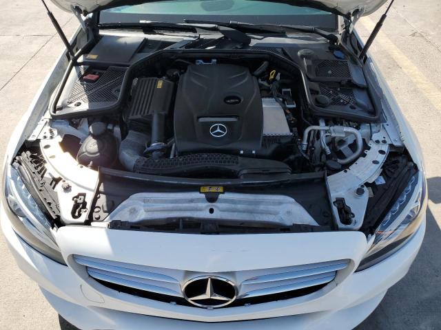 55SWF4JB8FU051576 - 2015 MERCEDES-BENZ C 300 WHITE photo 11