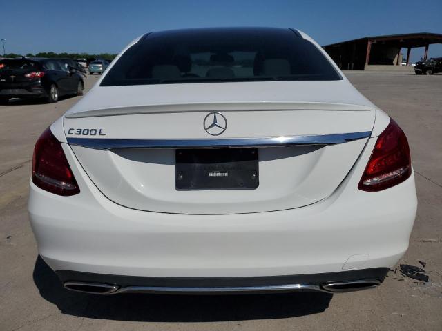 55SWF4JB8FU051576 - 2015 MERCEDES-BENZ C 300 WHITE photo 6