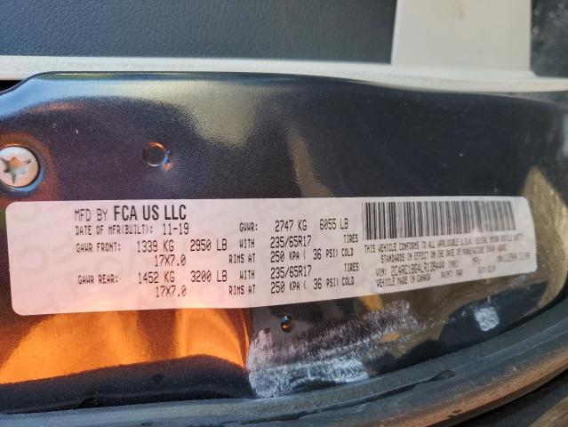 2C4RC1BG4LR139444 - 2020 CHRYSLER PACIFICA TOURING L GRAY photo 13