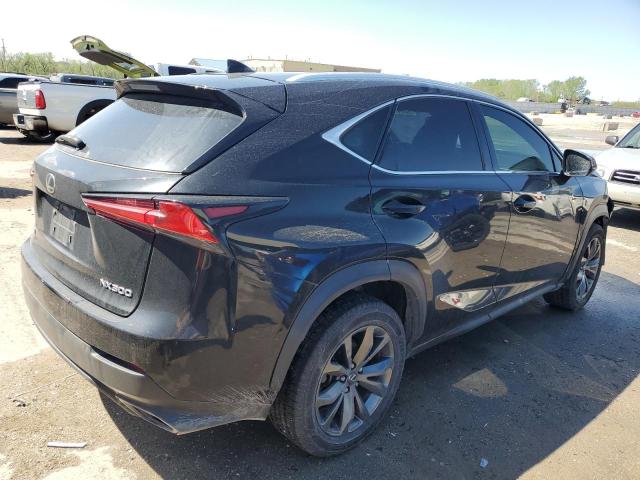 JTJYARBZ7J2090427 - 2018 LEXUS NX 300 BASE BLACK photo 3