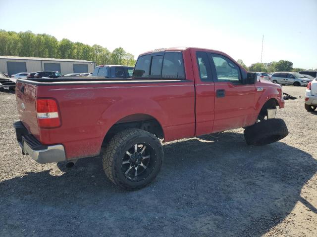 1FTRF14536NA05867 - 2006 FORD F150 RED photo 3