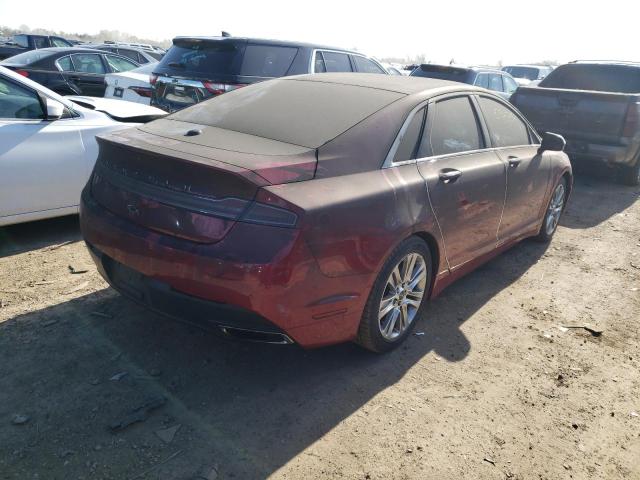 3LN6L2J9XFR619073 - 2015 LINCOLN MKZ BURGUNDY photo 3