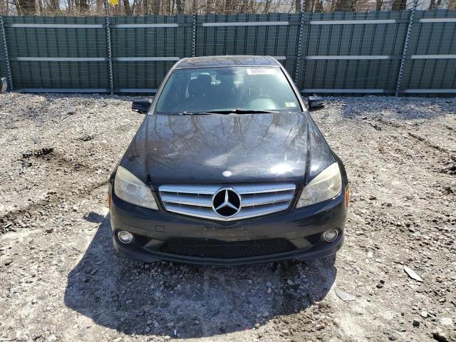 WDDGF8BBXAF384531 - 2010 MERCEDES-BENZ C 300 4MATIC BLACK photo 5