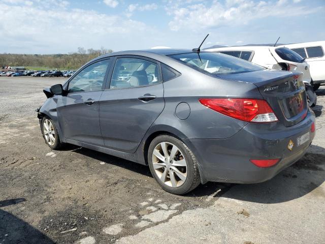 KMHCU4AE6CU161903 - 2012 HYUNDAI ACCENT GLS GRAY photo 2