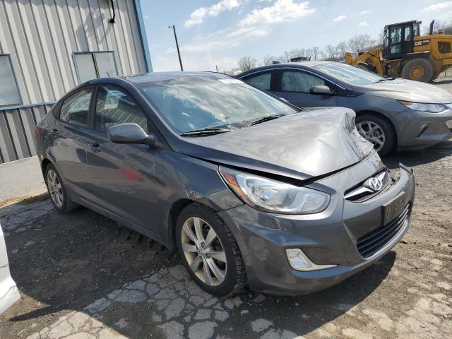 KMHCU4AE6CU161903 - 2012 HYUNDAI ACCENT GLS GRAY photo 4