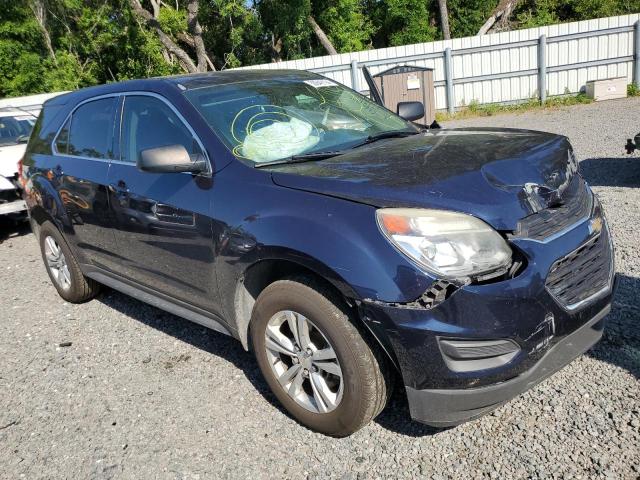 2GNALBEK6H1580606 - 2017 CHEVROLET EQUINOX LS BLUE photo 4