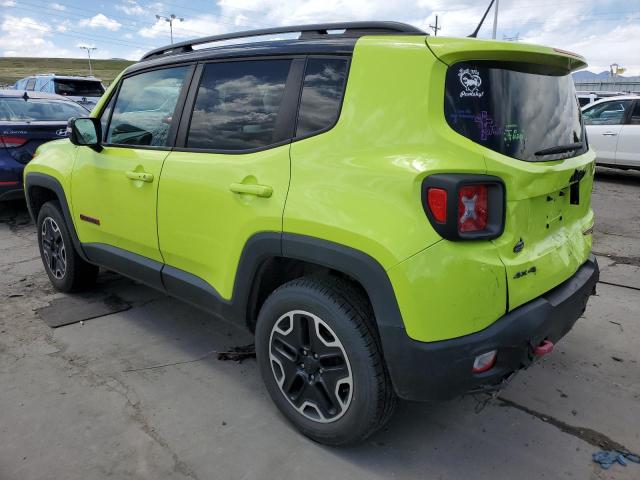 ZACCJBCBXHPG35008 - 2017 JEEP RENEGADE TRAILHAWK GREEN photo 2