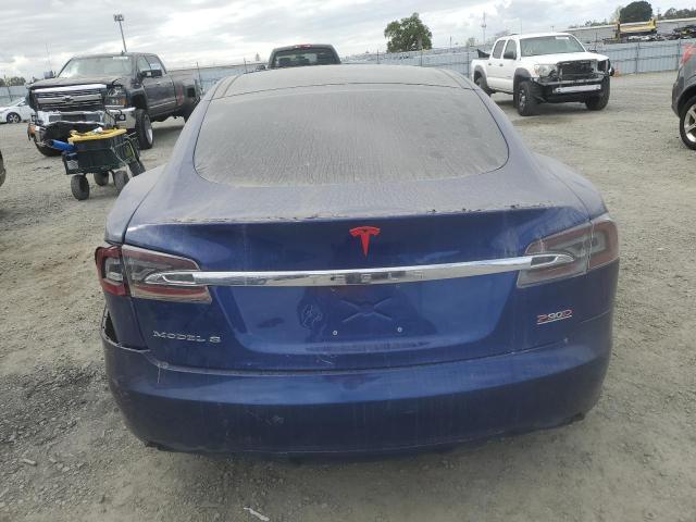 5YJSA1E48GF120597 - 2016 TESLA MODEL S BLUE photo 6