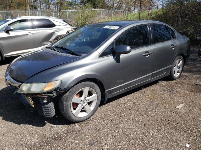 2HGFA1F63AH016846 - 2010 HONDA CIVIC LX-S Gris photo 1