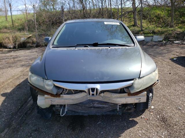 2HGFA1F63AH016846 - 2010 HONDA CIVIC LX-S Gris photo 5