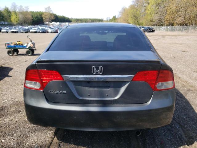 2HGFA1F63AH016846 - 2010 HONDA CIVIC LX-S Gris photo 6