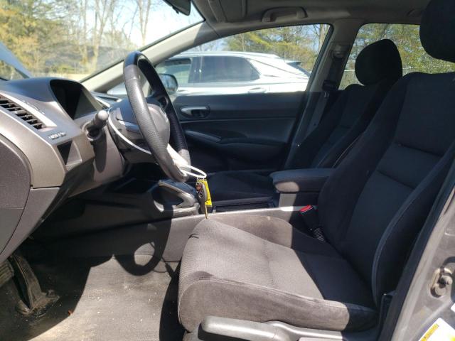 2HGFA1F63AH016846 - 2010 HONDA CIVIC LX-S Gris photo 7