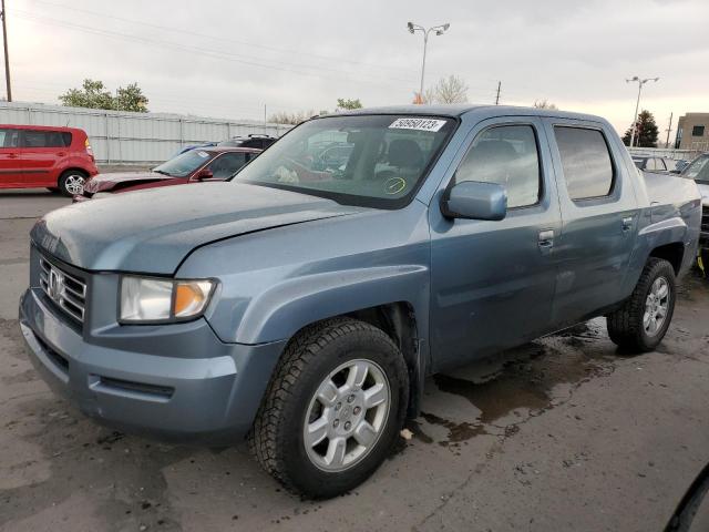 2HJYK16466H575894 - 2006 HONDA RIDGELINE RTS BLUE photo 1