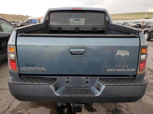 2HJYK16466H575894 - 2006 HONDA RIDGELINE RTS BLUE photo 6