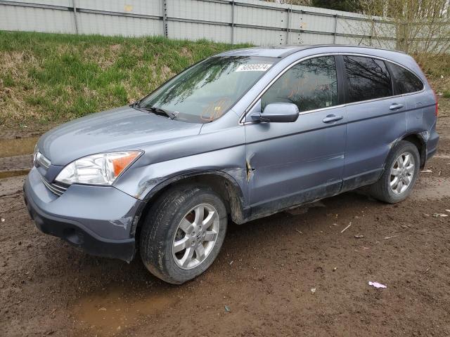 JHLRE38757C051243 - 2007 HONDA CR-V EXL SILVER photo 1