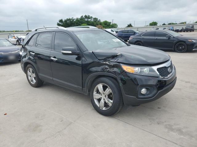 5XYKU4A27CG269468 - 2012 KIA SORENTO EX BLACK photo 4