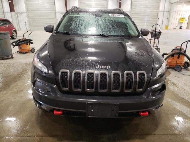 1C4PJMBS0FW510341 - 2015 JEEP CHEROKEE TRAILHAWK BLACK photo 5