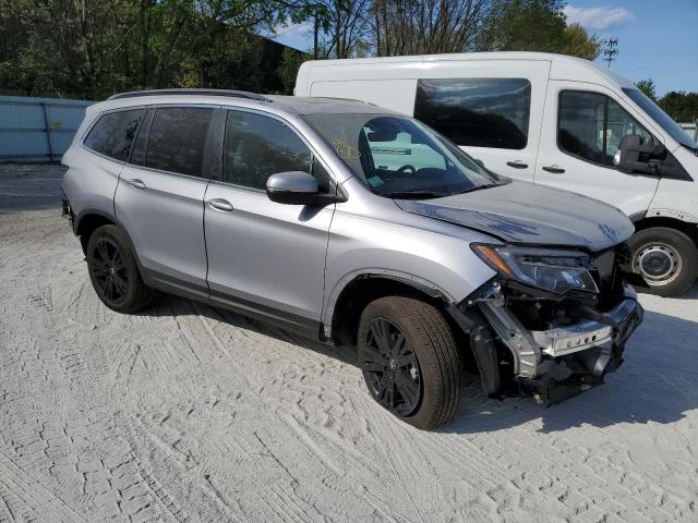 5FNYF6H27NB078486 - 2022 HONDA PILOT SE SILVER photo 4