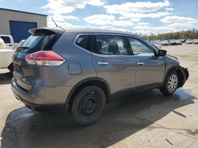 KNMAT2MV4FP536723 - 2015 NISSAN ROGUE S GRAY photo 3