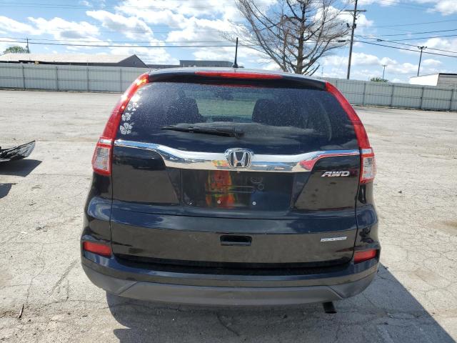 2HKRM4H49GH618392 - 2016 HONDA CR-V SE BLACK photo 6