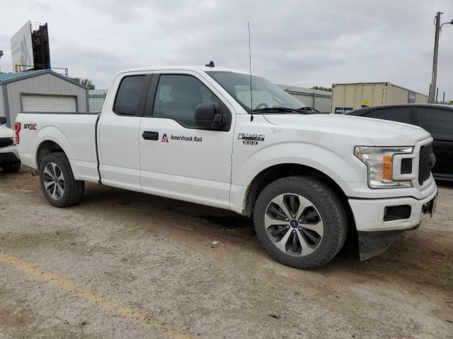 1FTEX1CP2LFB81670 - 2020 FORD F150 SUPER CAB WHITE photo 4