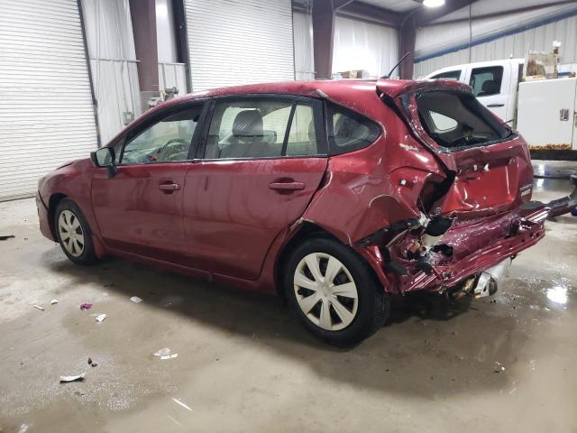 JF1GPAA69F8254051 - 2015 SUBARU IMPREZA RED photo 2