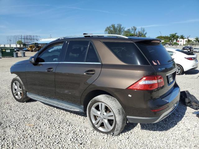 4JGDA5HB1DA225198 - 2013 MERCEDES-BENZ ML 350 4MATIC BROWN photo 2